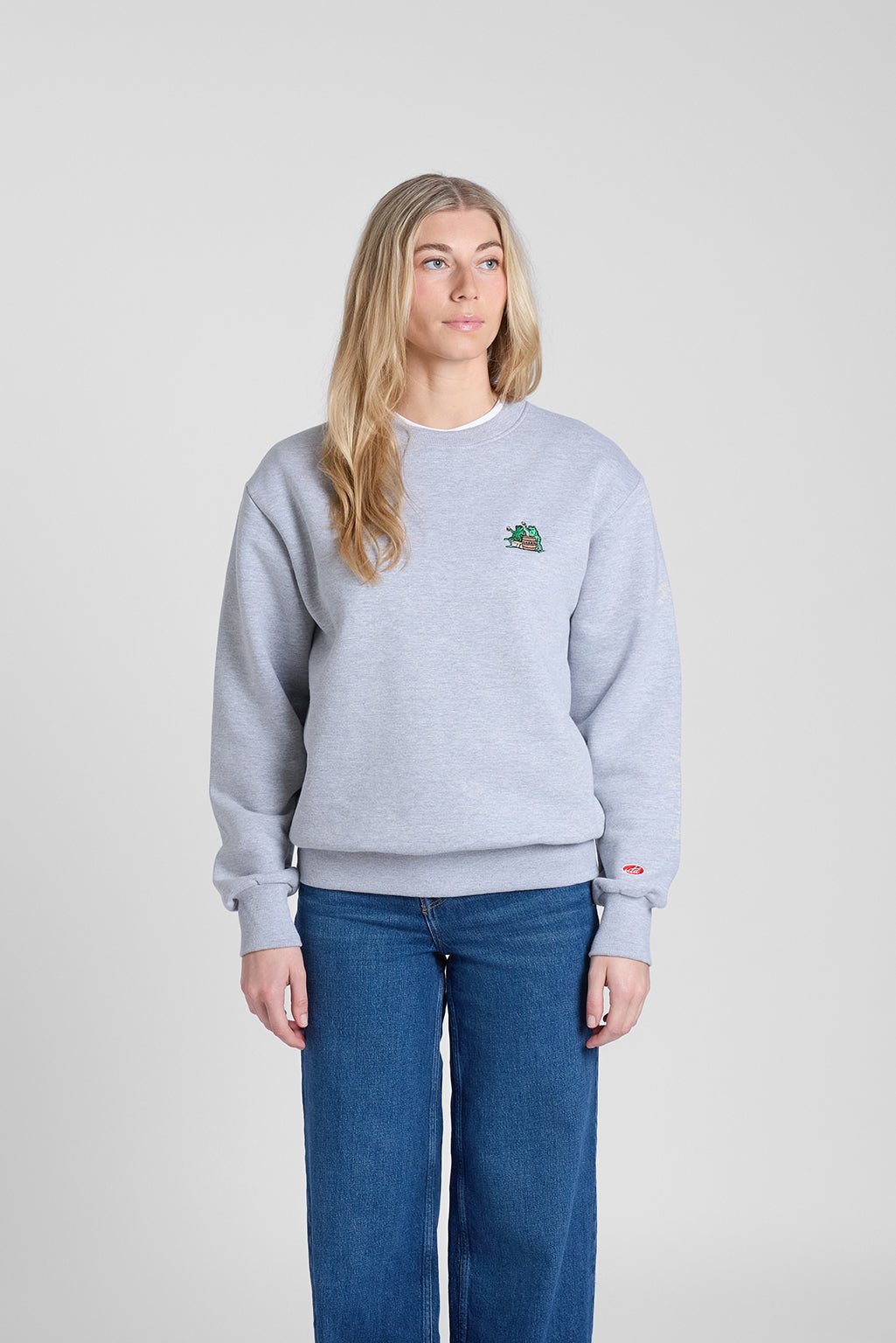 Frogs and Lager Crewneck | Embroidered Sweatshirt