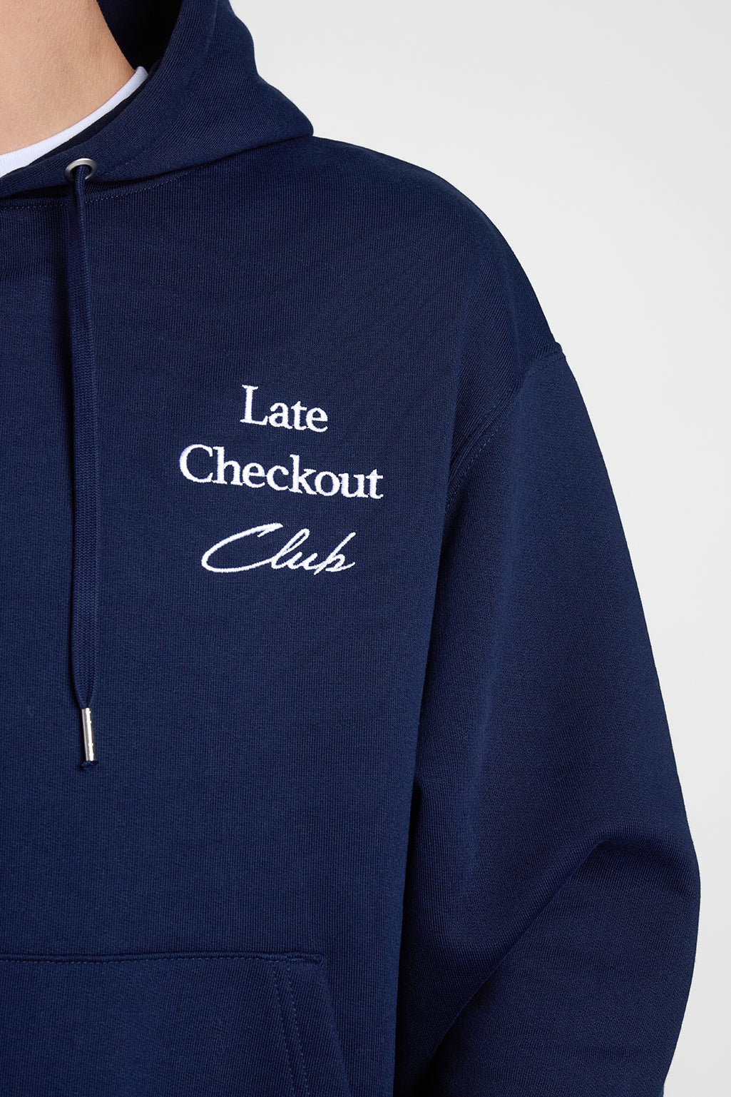 Late Checkout Club - Unisex Heavyweight Hoodie - Navy