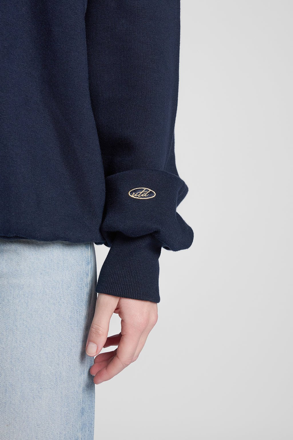 Rocking Horse Crewneck | Embroidered Sweatshirt | Dark Navy