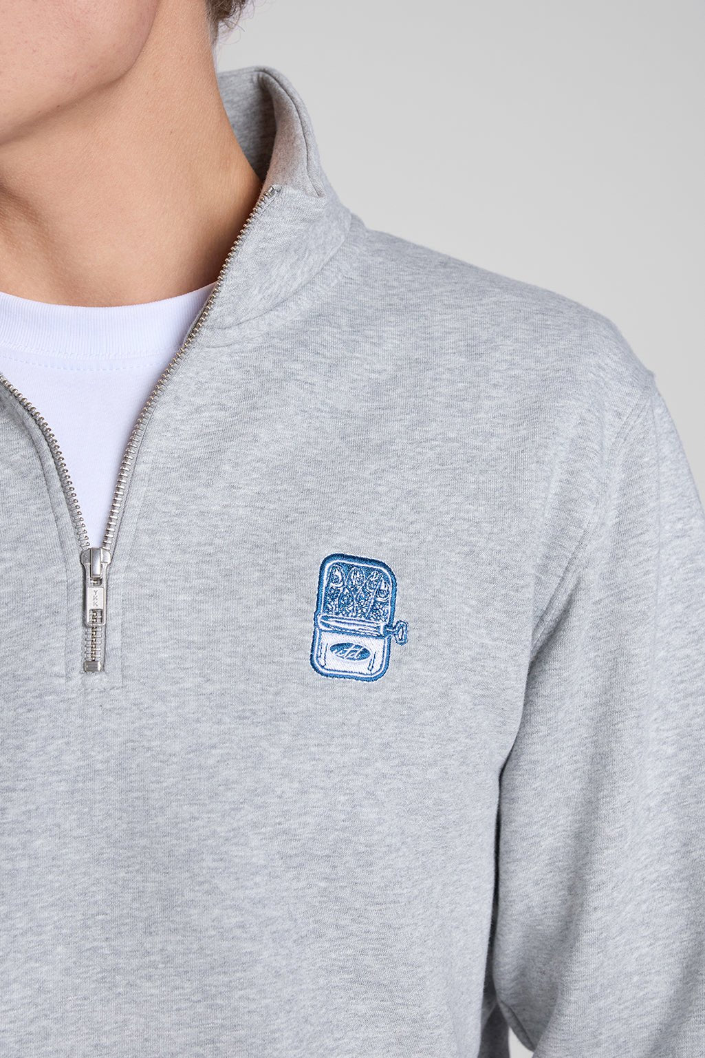 Sardines Quarter Zip | Embroidered Pullover