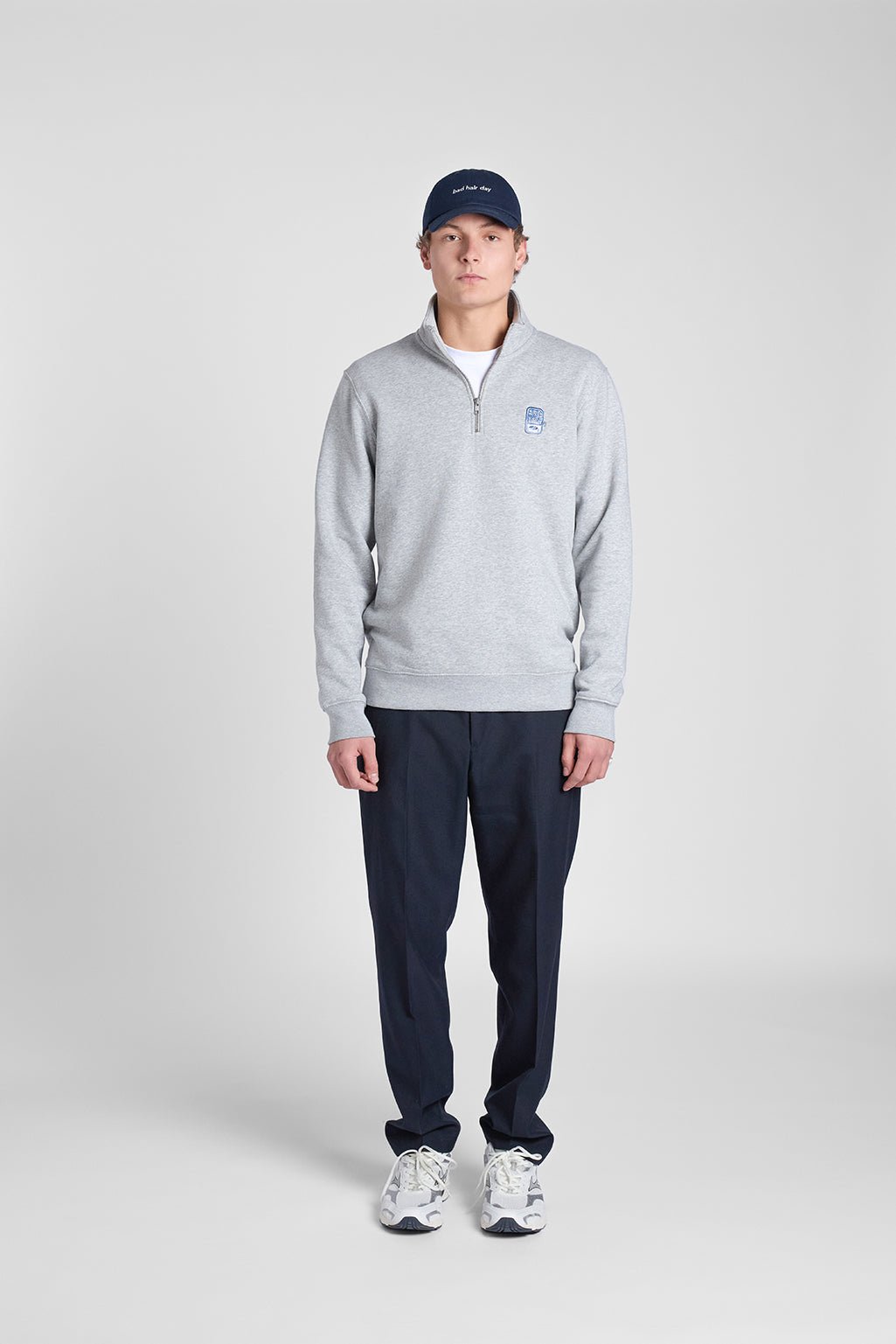 Sardines Quarter Zip | Embroidered Pullover